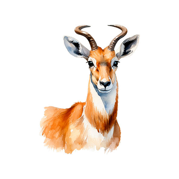 Bügelbild Gazelle