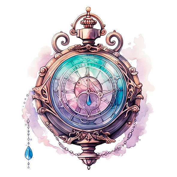 Bügelbild - Zeitkompass der Fantasie