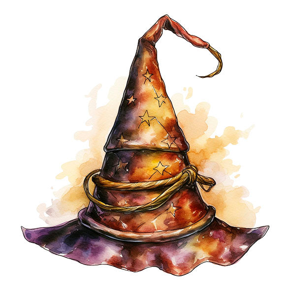 Bügelbild Zauberhut