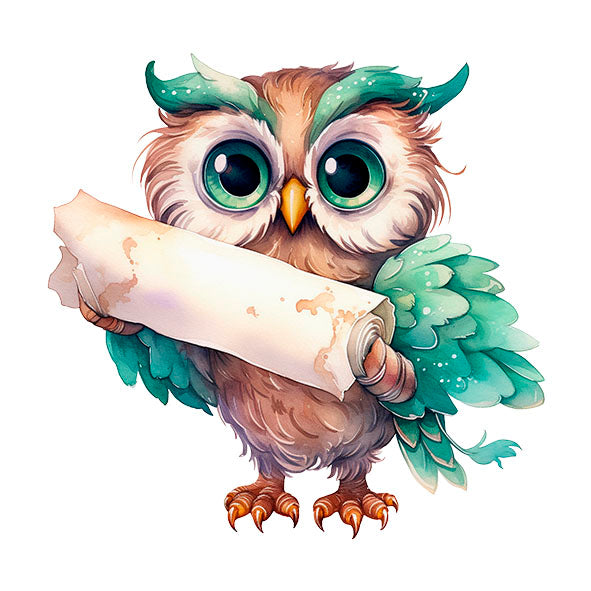 Bügelbild Zauber Eule 2