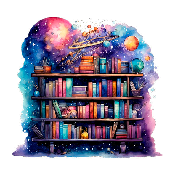 Bügelbild Magische Bücher 1