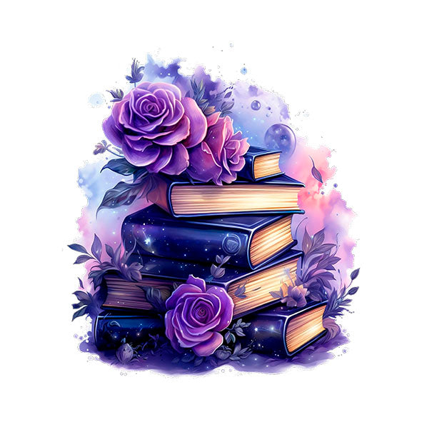 Bügelbild Magische Bücher 2