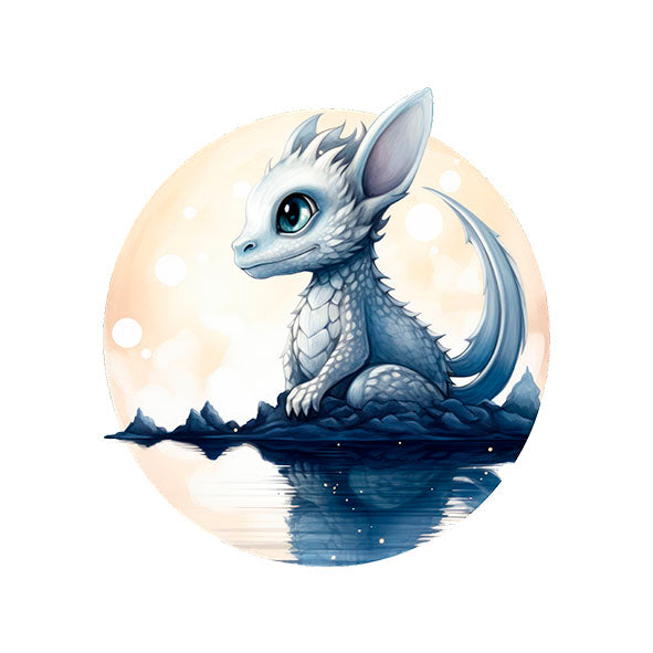 Bügelbild Drache 8