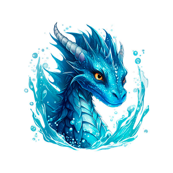 Bügelbild Drache 11