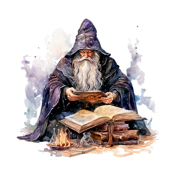 Bügelbild Zauberer 1
