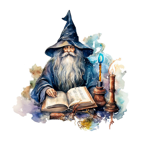 Bügelbild Zauberer 2