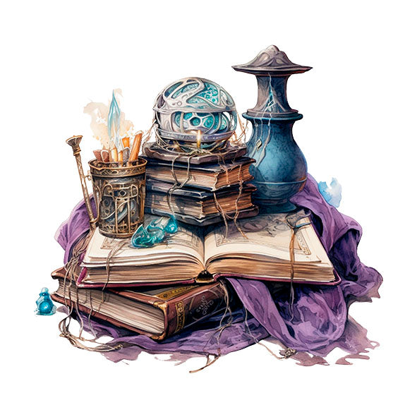 Bügelbild Zauberschule 1