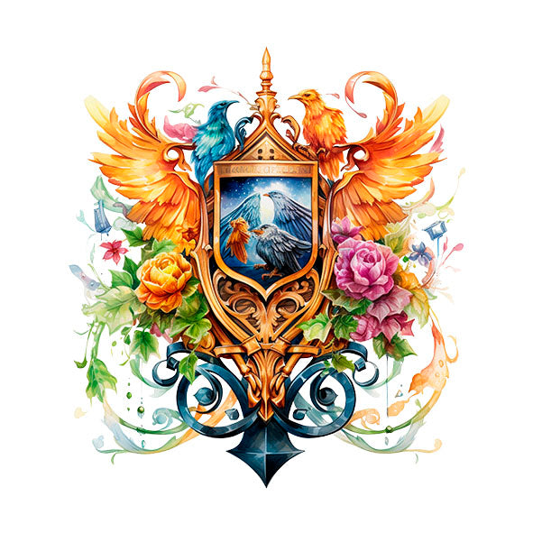 Bügelbild Zauberschule 2