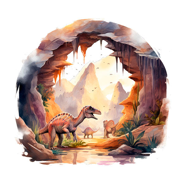 Bügelbild Dino Welt 1