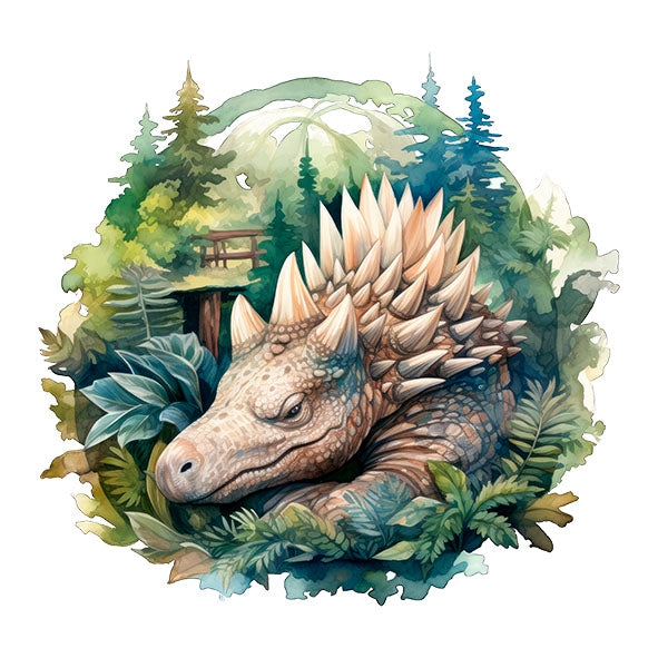 Bügelbild Dino Welt 5