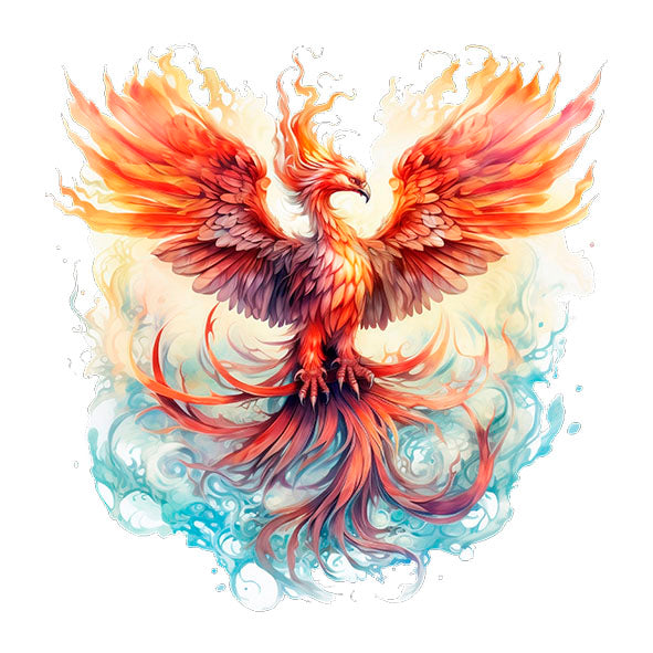Bügelbild Phönix