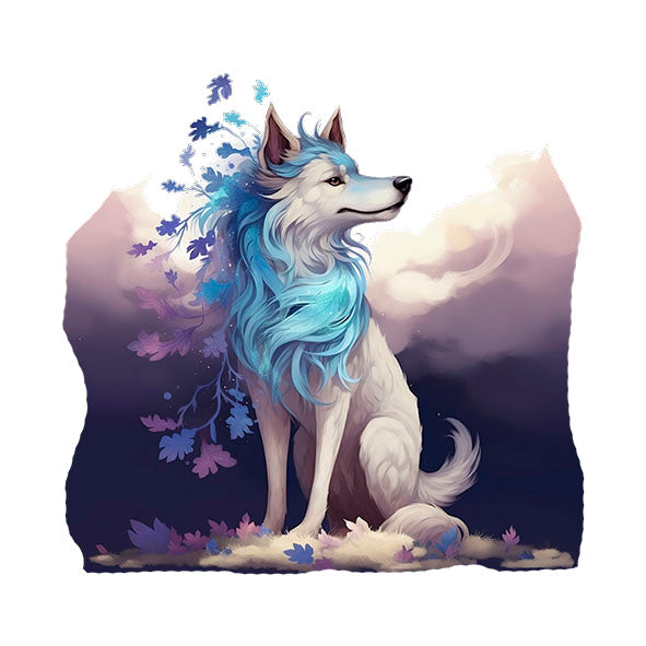 Bügelbild Fantasy Wolf 2