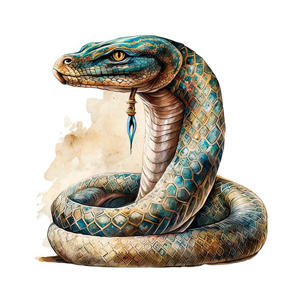 Bügelbild Schlange 2