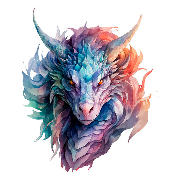 Bügelbild Drache 13