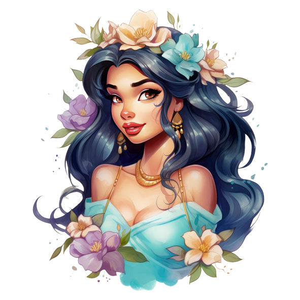 Bügelbild Prinzessin 4