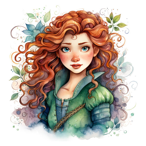 Bügelbild Prinzessin 7