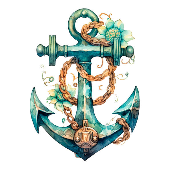 Bügelbild Anker 3