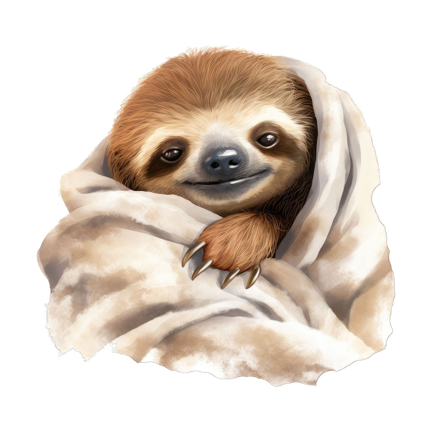 Bügelbild Faultier 2