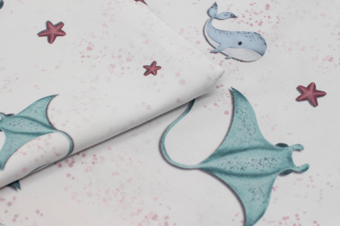 Meerestiere – Baumwollwebware | Für Kinderkleidung, Taschen & maritime Projekte