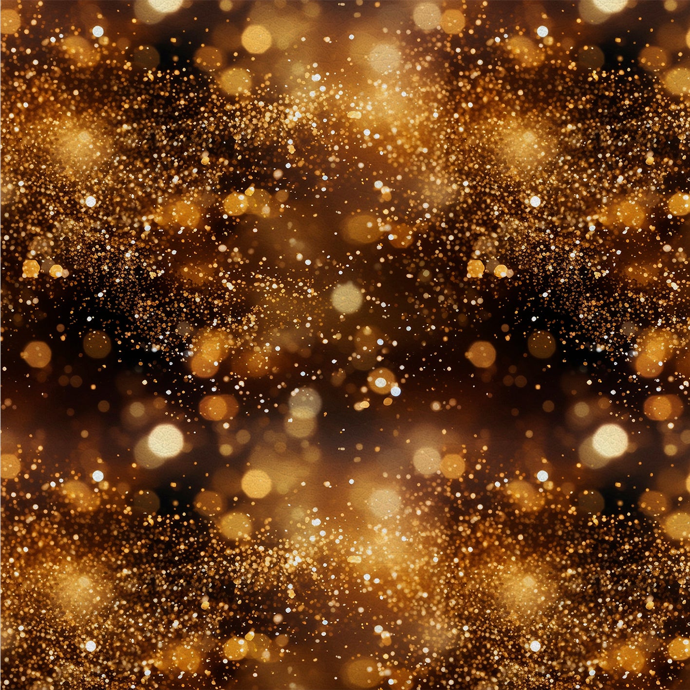 Golden Glow – Kunstleder Dunkel mit Schimmernden Bokeh-Kreisen