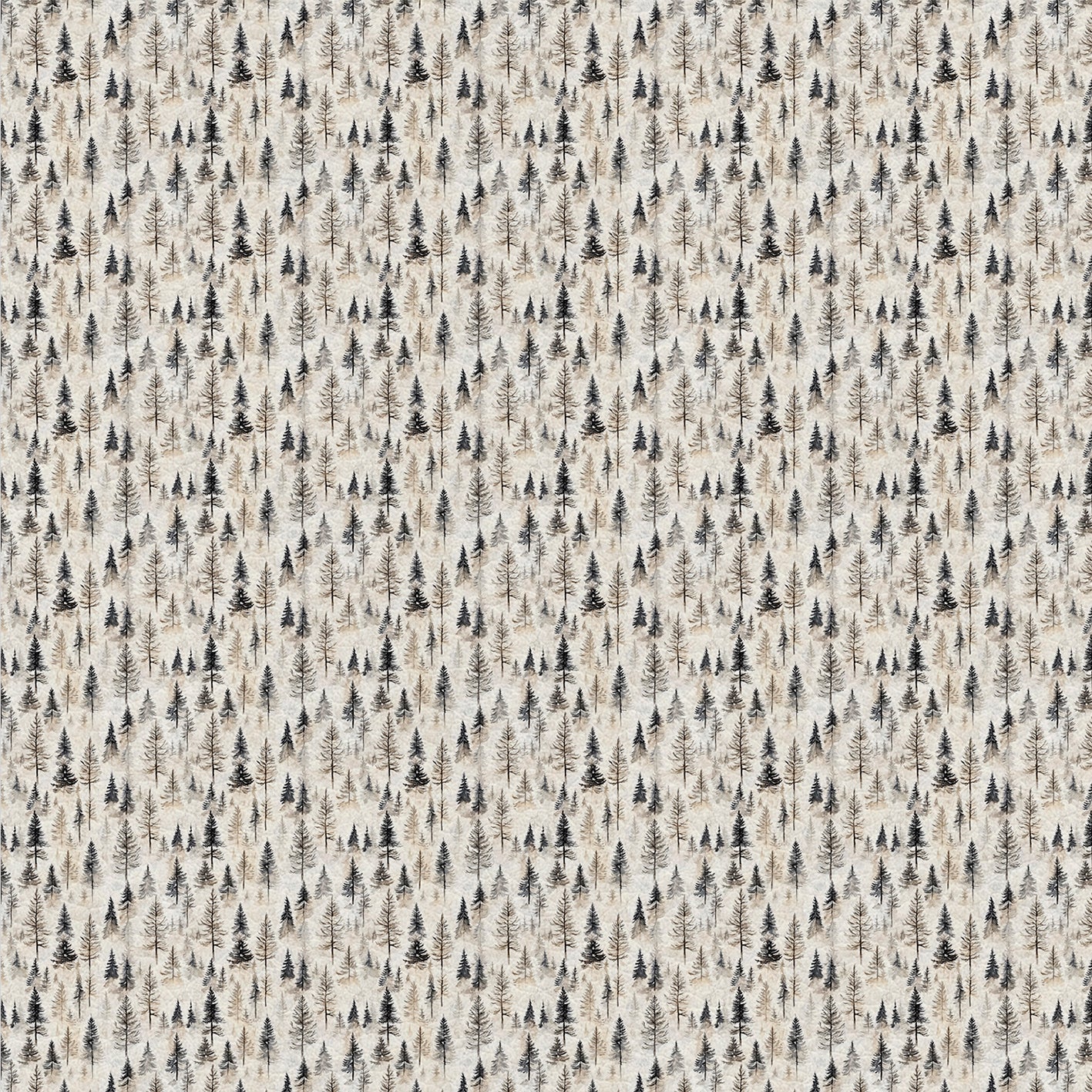 Silent Woods – Kunstleder Grau mit Wintertannen