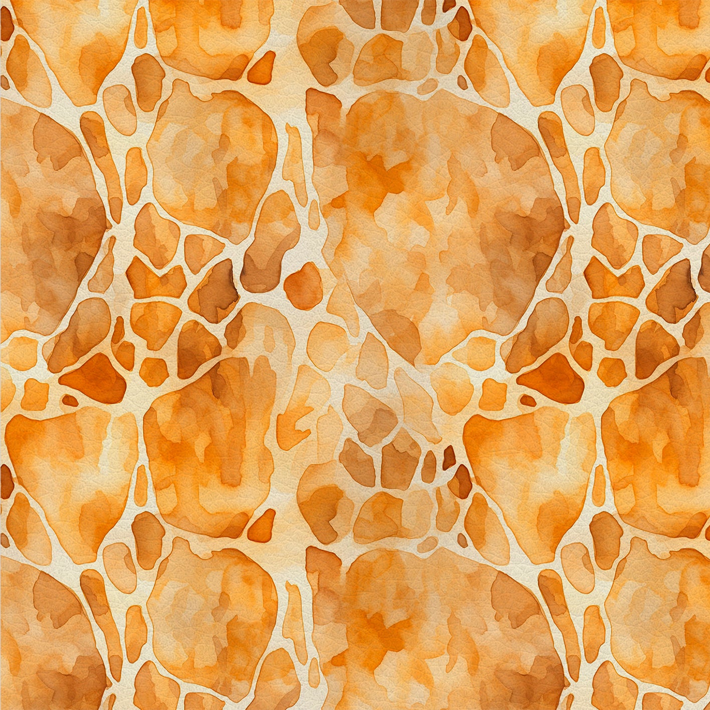 Wild Safari – Kunstleder mit Giraffenflecken in Braun und Creme