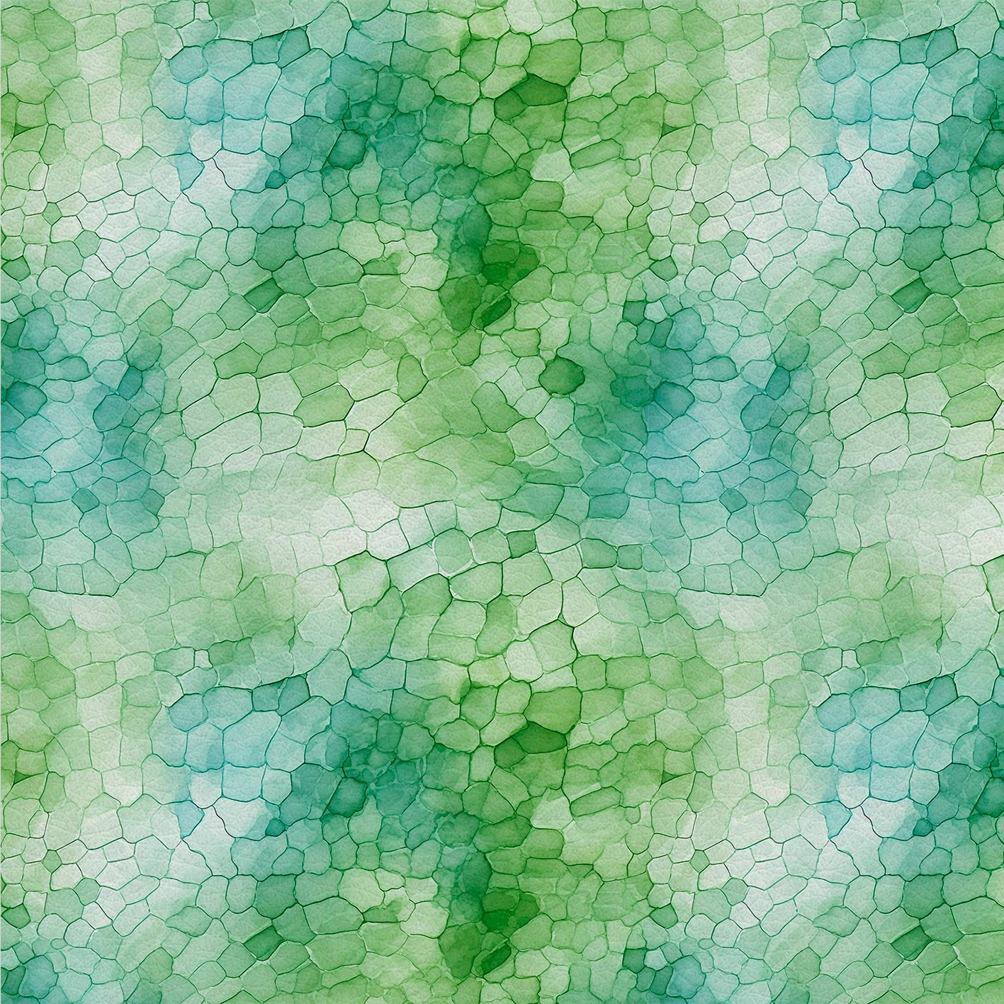 Crocodile Charm – Kunstleder in Zarten Grün- und Blautönen mit Reptilienmuster