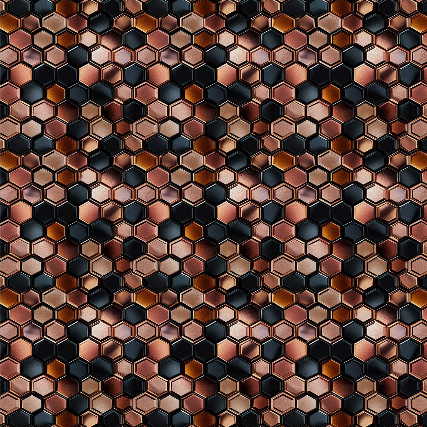 Rosa Tiles – Kunstleder mit Kachelmuster in Rosa und Schwarz