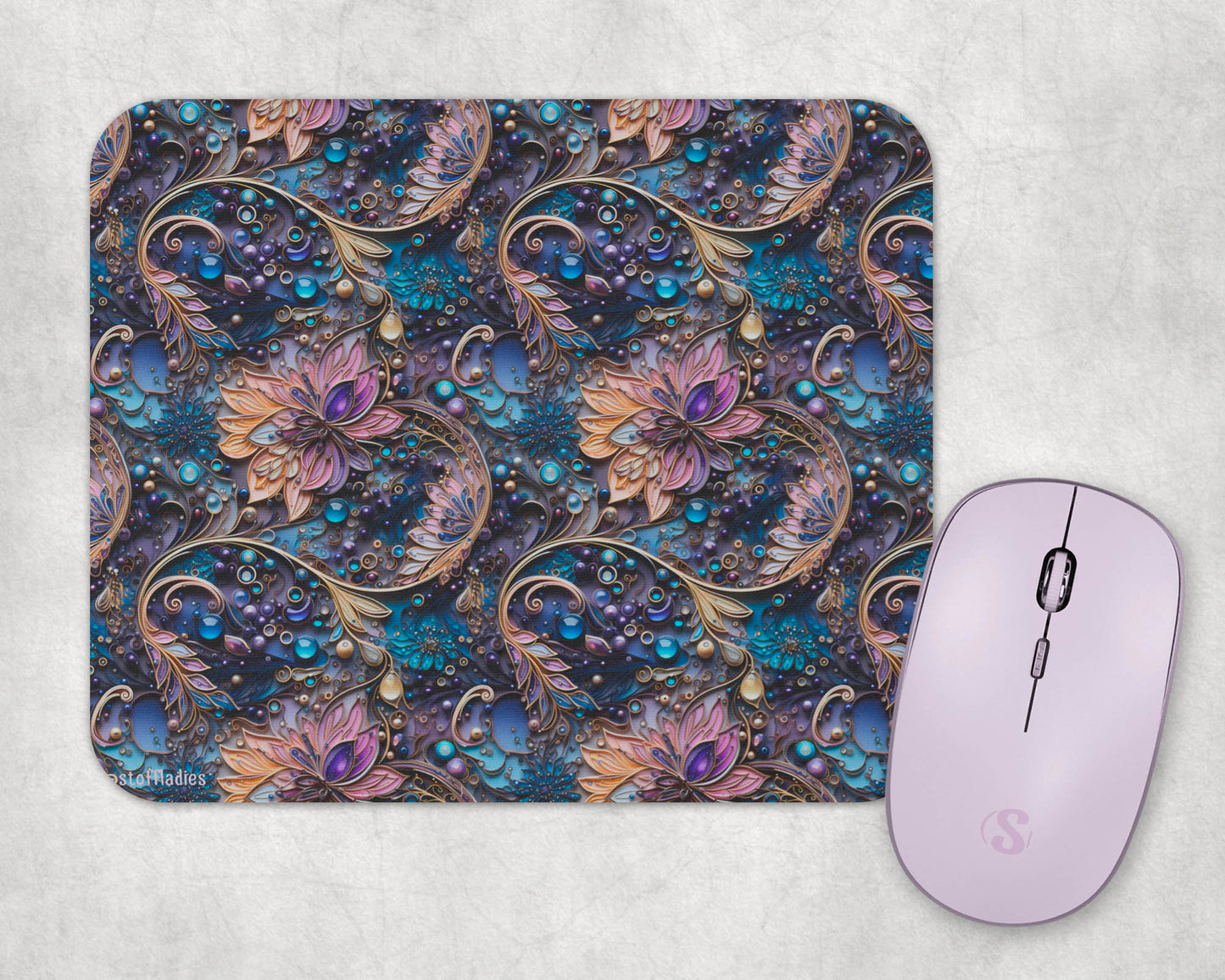 Paisley Muster 1 Mousepad