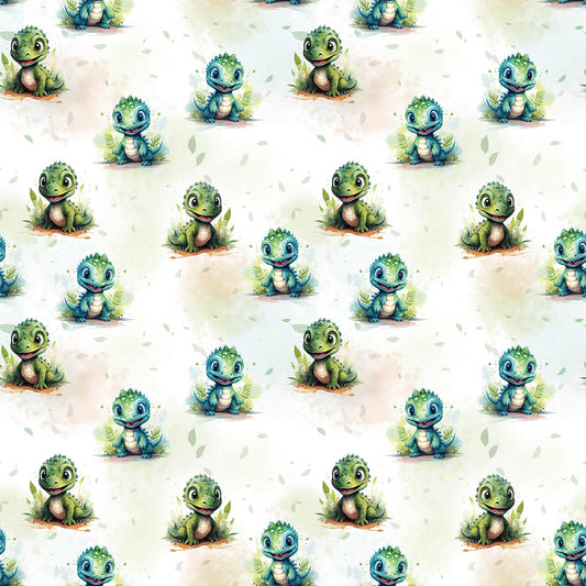 Dino grün Baumwolle