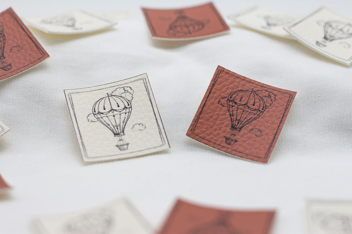 Label, Heißluftballon