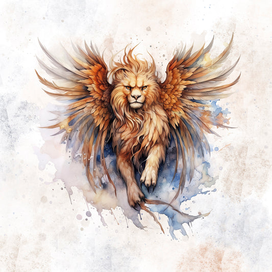Löwe mit Flügel