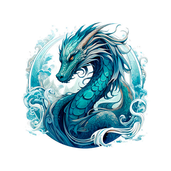 Bügelbild Drache 6