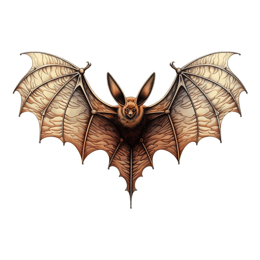 Bügelbild Fledermaus