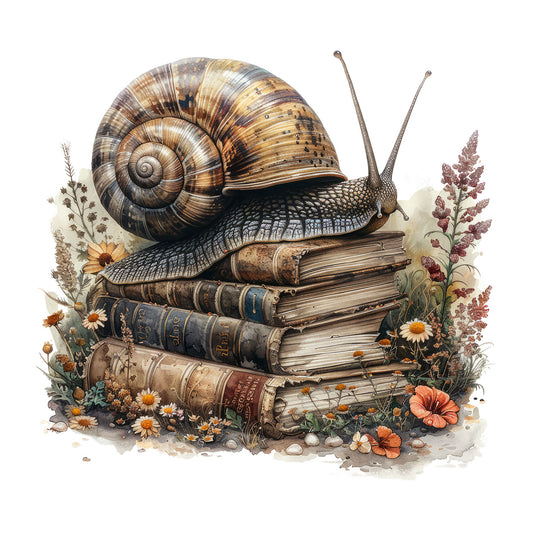 Bügelbild Schnecke 2