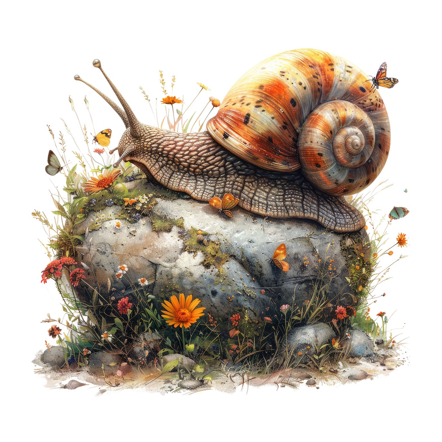Bügelbild Schnecke 3