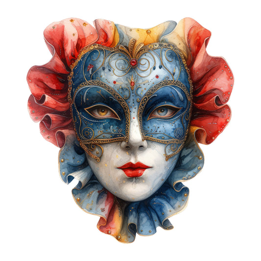 Bügelbild Maske 2