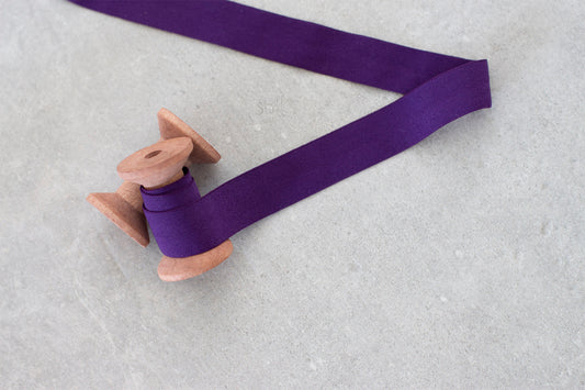 Schrägband elastisch - Violett